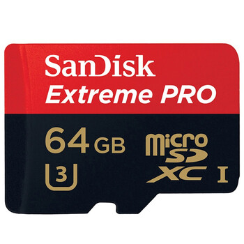 
                                                            闪迪（SanDisk）64GB TF（MicroSD）存储卡 U3 C10 A2 V30 4K 至尊超极速移动版内存卡 读速170MB/s                