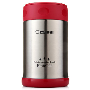 象印 ZOJIRUSHI500ml锈钢真空保温焖烧壶便当饭盒SW-EXE50-RR  赠提袋