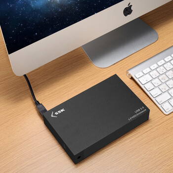 SSK飚王 HE-G3000 台式机移动硬盘盒 3.5英寸 sata串口高速USB3.0