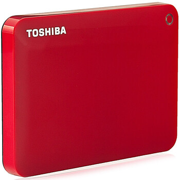 
                                        东芝（TOSHIBA）V8 CANVIO高端系列 2.5英寸 移动硬盘（USB3.0）1TB（活力红）                