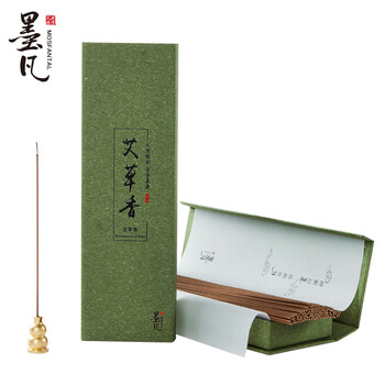 墨凡 艾草香线香 艾香薰香 三年陈艾80g