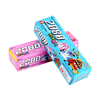 韩国进口爱敬 2080儿童牙膏 宝宝婴儿牙膏 草莓味1只