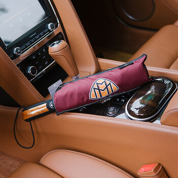 精品全自动三折叠雨伞防风防雨创意便携晴雨伞 迈巴赫-红色-全自动