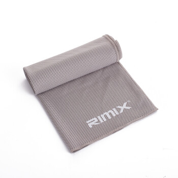 RIMIX 降温冷感运动毛巾成人冰凉巾擦汗健身吸汗巾便携冰毛巾 灰色