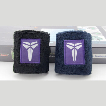 用品科比詹姆斯杜兰特韦德刺绣运动护具护腕护手两只装 科比(两只装)