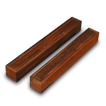 长条形木盒书卷盒画盒红酸枝长方形收藏盒收纳盒储物盒扇盒送长辈礼物