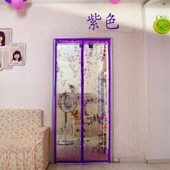 
                                        菠萝蜜 免穿磁性纱门 防蚊门帘窗纱 新款门帘加密 磁性软纱门 免穿防蚊子门爱情鸟纱门 绿色 80*200                