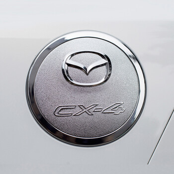 正炫 于马自达cx-4油箱盖 马自达cx4油箱盖汽车装饰贴 电镀银标