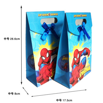 孩派HighParty派对用品//生日派对//生日用品//蜘蛛侠回礼袋//1个