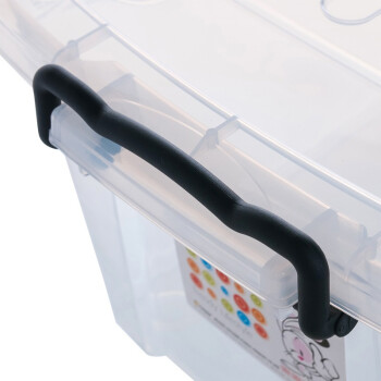 
                                        
                                        禧天龙Citylong 塑料收纳箱透明密封糖果色衣物储物箱2个装 透明白21L 6080                