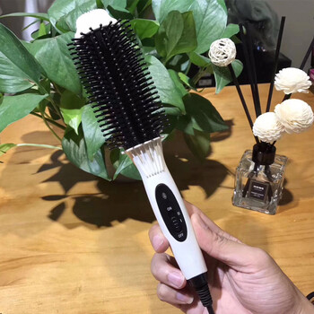 斯宝路 电卷发梳子 直发梳卷发器电卷棒两用学生迷你宿舍空气刘海 送