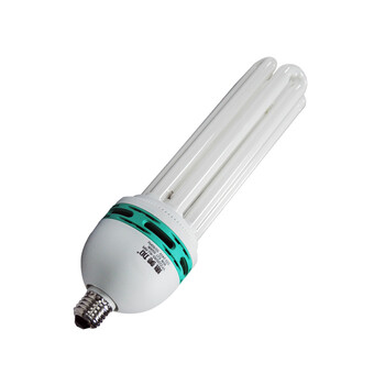 
                                        惠美加 85W节能灯 E27螺口 4U型三基色灯泡 正白光 大瓦数夜市摊仓库厂房工矿灯光源                