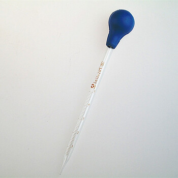 园艺用品10ml玻璃刻度滴管 带橡胶吸球 玻璃吸管 胶头滴管 5ml