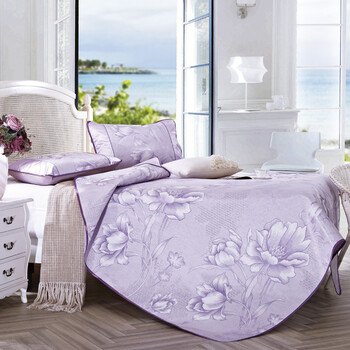 喜芙妮（SOFTNIE）家纺床上用品 紫魅夏凉冰丝席子 180*200cm