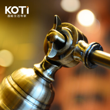 KOTI欧式全铜台灯 客厅卧室装饰床头灯书房办公台灯美式乡村复古 KT-308欧式复古台灯-送灯泡