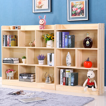 特价实木书柜 四层自由组合书柜书橱 储物柜书架置物柜收纳柜