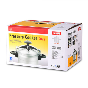 
                                        天喜Tianxi 自然发色压力锅 高压锅 CO22/5L 电磁炉煤气通用 压盖式不爆                