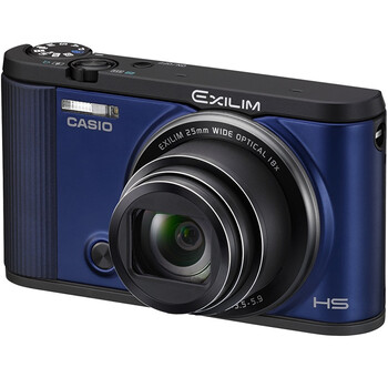 卡西欧（CASIO）ZR2000 数码相机（1610万像素 3.0英寸液晶屏 18倍光学变焦 25mm广角）深蓝色