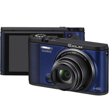 卡西欧（CASIO）ZR2000 数码相机（1610万像素 3.0英寸液晶屏 18倍光学变焦 25mm广角）深蓝色