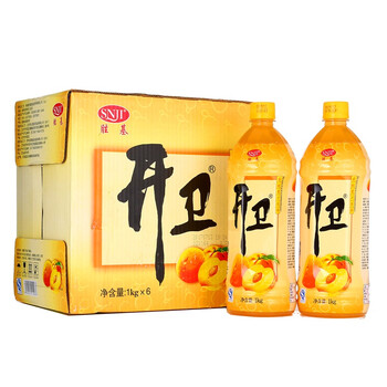 开卫 黄桃果汁饮料 黄桃饮品1l*6瓶 整箱