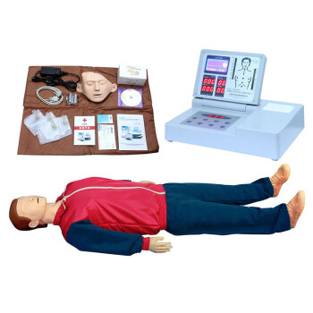 BARBIALLECPR690心肺复苏急救训练模拟人沪模心脏按压呼吸假人医学教学模型 CPR590语音彩显+心电+考核+打印