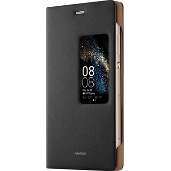 华为（HUAWEI） P8原装带开窗翻盖保护套(黑色）