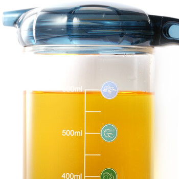 
                                        悠佳 玻璃防漏控油壶厨房用品食用油桶调味罐酱油瓶醋瓶U-1320-B                