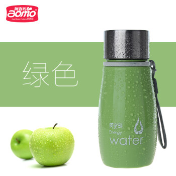 
                                        阿姿玛（aomo） 阿姿玛仿瓷迷你杯随手杯白领儿童学生可爱喝水杯子 绿色 260ml-2951                