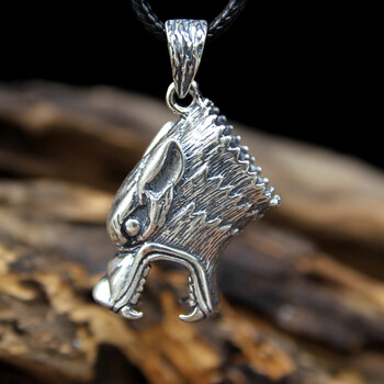 狼牙包银套 镶银套 925银狼牙套狼牙项链吊坠银套黑狗牙藏獒牙齿装饰