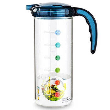 
                                        悠佳 玻璃防漏控油壶厨房用品食用油桶调味罐酱油瓶醋瓶U-1320-B                