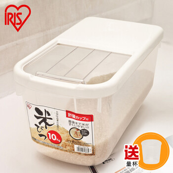 爱丽思IRIS 塑料米桶厨房米缸储米箱防虫防潮10kg