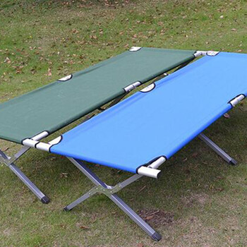 户外行军床折叠床沙滩床办公午休床单人休闲床 如图