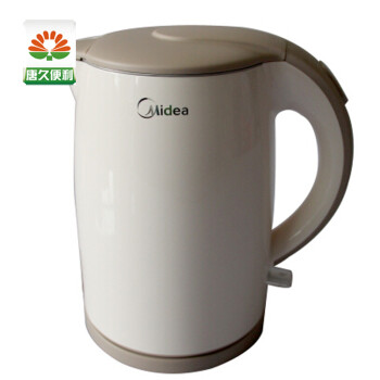 
                                        美的（Midea）电水壶304不锈钢电热水壶烧水壶1.5L家用 白色MK-H415E2J 白色                