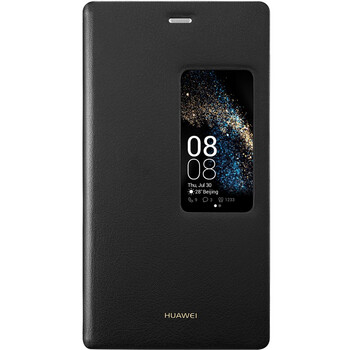 华为（HUAWEI） P8原装带开窗翻盖保护套(黑色）