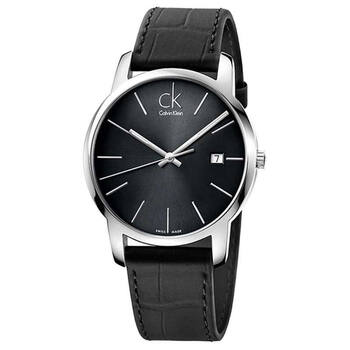 卡文克莱ck手表名表经典款 商务精英男款男士手表真皮腕表石英ck男表