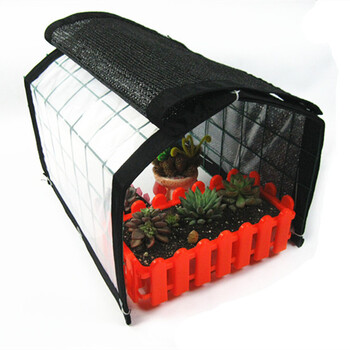 多肉遮阳网防雨防晒棚植物防晒网防雨棚多肉植物阳台遮阳棚布暖房花房两用棚三针长72宽40高40 图片价格品牌报价 京东