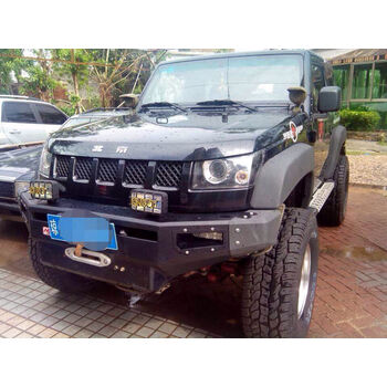 北京吉普b40前防撞杠 北汽 bj40改装可装绞盘前杠/北汽b40竞技杠
