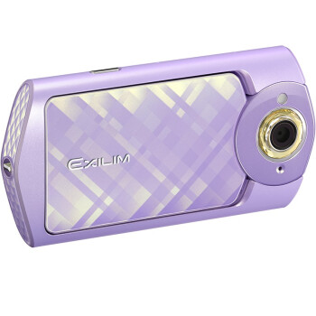 
                                        卡西欧（CASIO）EX-TR550 数码相机（1110万像素 21mm广角）浅紫色 自拍神器 美颜相机                
