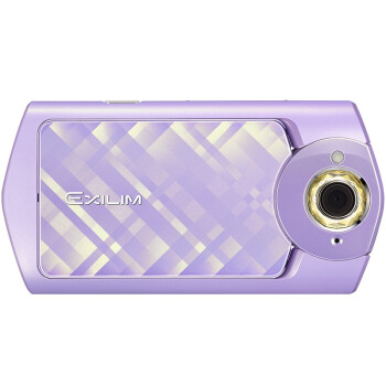 
                                        卡西欧（CASIO）EX-TR550 数码相机（1110万像素 21mm广角）浅紫色 自拍神器 美颜相机                