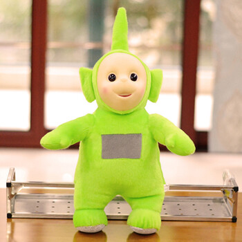 天线玩偶宝宝毛绒玩具公仔睡觉安抚布娃娃送孩子生日礼物 绿色迪西