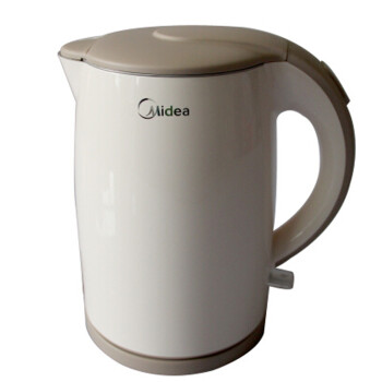 
                                        美的（Midea）电水壶304不锈钢电热水壶烧水壶1.5L家用 白色MK-H415E2J 白色                