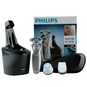 
                                        飞利浦（PHILIPS）男士电动剃须刀荷兰进口多功能理容护肤剃胡刀胡须刀刮胡刀（带智能清洁器）S7720/35                