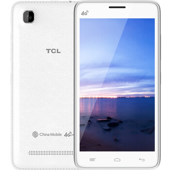 TCL P500M 雪山白 移动4G手机