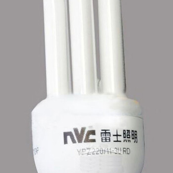 雷士照明 11wU型节能灯5只套装 YPZ220/11-3U E27黄光