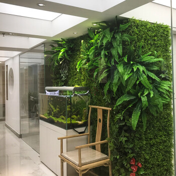 绿植墙仿真植物墙装饰客厅室内背景花墙面绿色壁挂塑料假草坪阳台