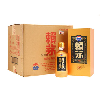 赖茅 珍藏 53度 500ml*6瓶 整箱装 酱香型白酒 贵州茅台酒股份有限公司出品