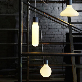 玻璃吊灯创意餐厅吊灯 装饰吧台吊灯 led简约吧台个性灯 C款110mm*380mm