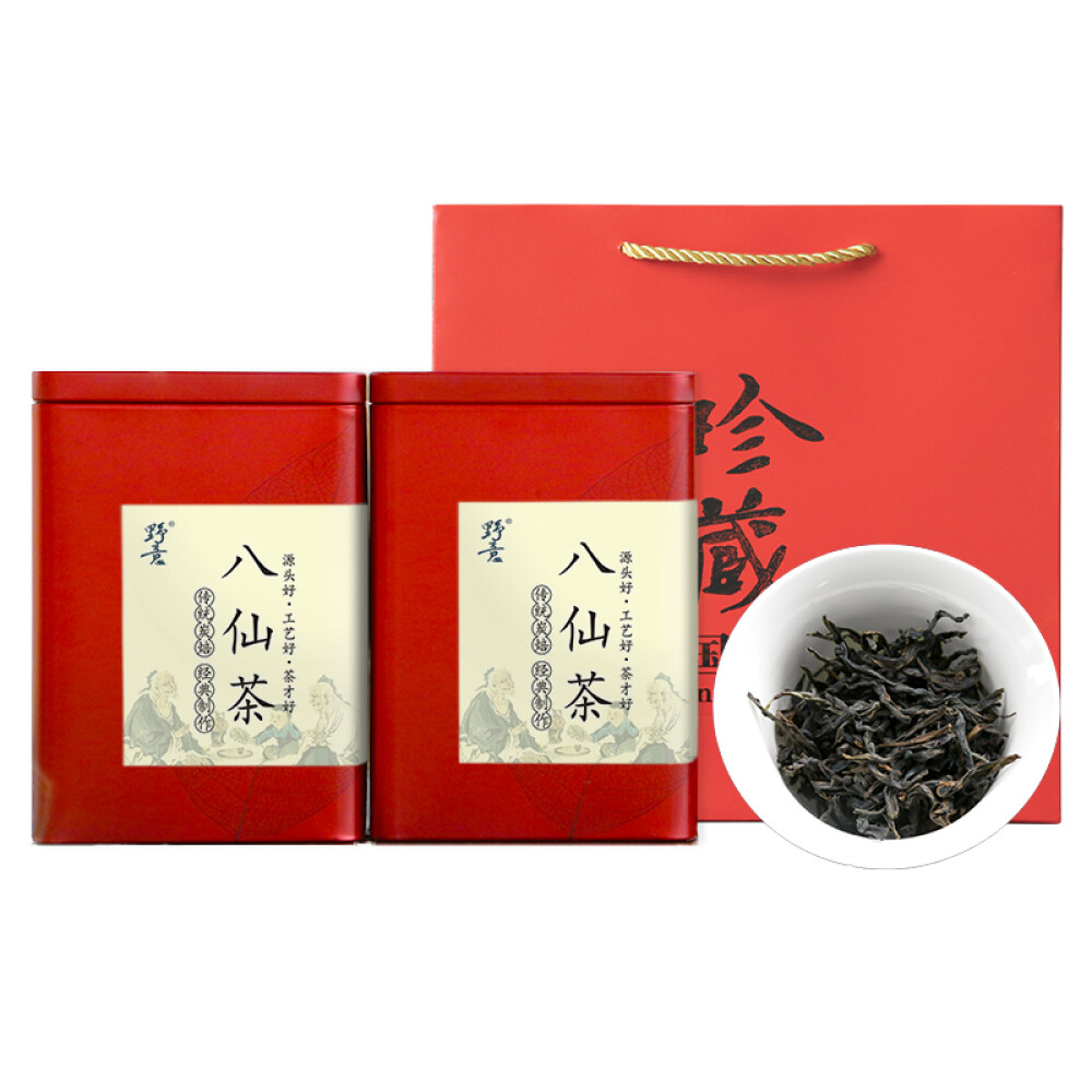 野意 潮州单枞茶叶  乌岽老枞八仙单丛茶  高山单从茶 礼盒装500g 乌龙茶