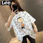 GOOMIL LEE短袖2021年新款夏装宽松半袖上衣春装韩版潮洋气T恤女ins超火体恤 白色 S