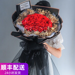 99朵玫瑰花假花肥皂花5香皂花仿真生日礼物七夕情人节永生花束礼盒99朵红满天星珍珠梦幻款 图片价格品牌报价 京东